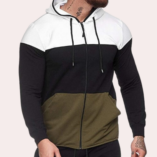 Alojz - Veste de Sport Zippée à Capuche pour Homme