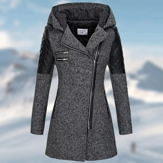 AILA - Manteau hiver long avec capuche