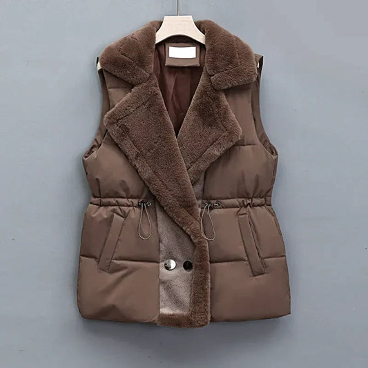 Amara - Gilet Élégant en Fausse Fourrure pour Femme Parfait pour l’Automne et l’Hiver