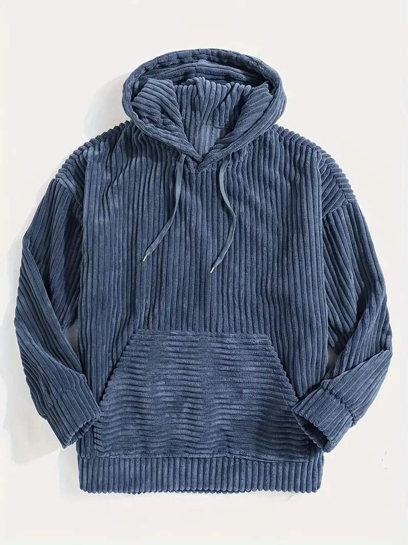 "Urban Cord Hoodie" - Pull à capuche en velours côtelé